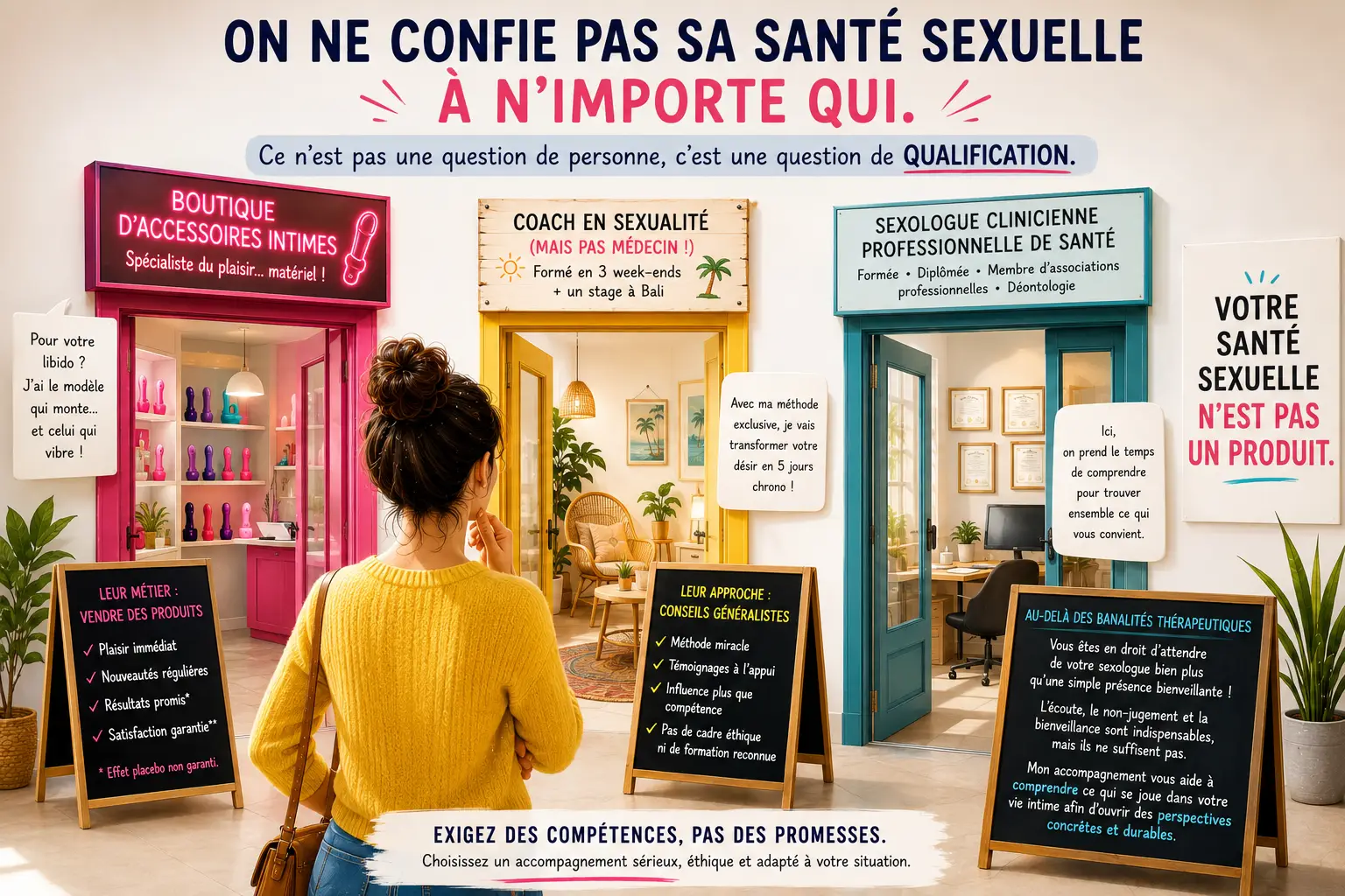Choisir un professionnel qualifié en santé sexuelle